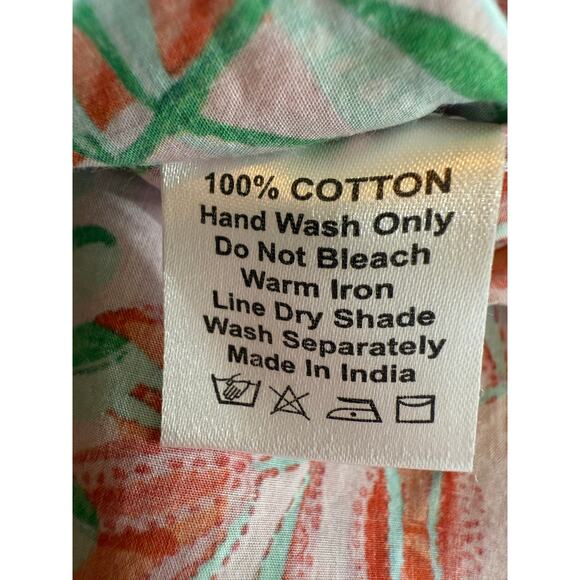 MARIGOLD by VICTORIA DUNN Women's Jungle Print Knee Length Dress Orange Large - Picture 10 of 10